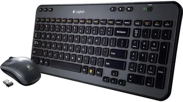 Alt view image 2 of 8 - Logitech Mk360 Wireless Combo Keyboard and Mouse