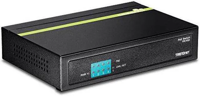 Alt view image 6 of 12 - Trendnet 6-Port Fast Ethernet Poe+ Switch