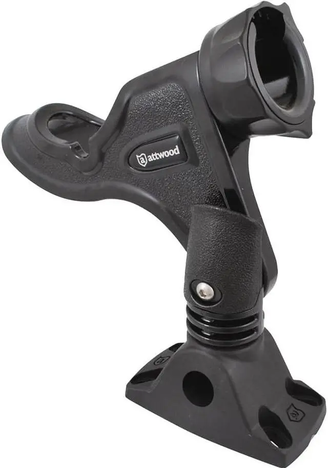Alt view image 2 of 10 - ATTWOOD MARINE ATTWOOD HEAVY DUTY PRO SERIES ROD HOLDER WITH COMBO MOUNT 5010-4