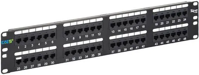 Main image of PatchPanel 48PT, CAT5E, 2RMS