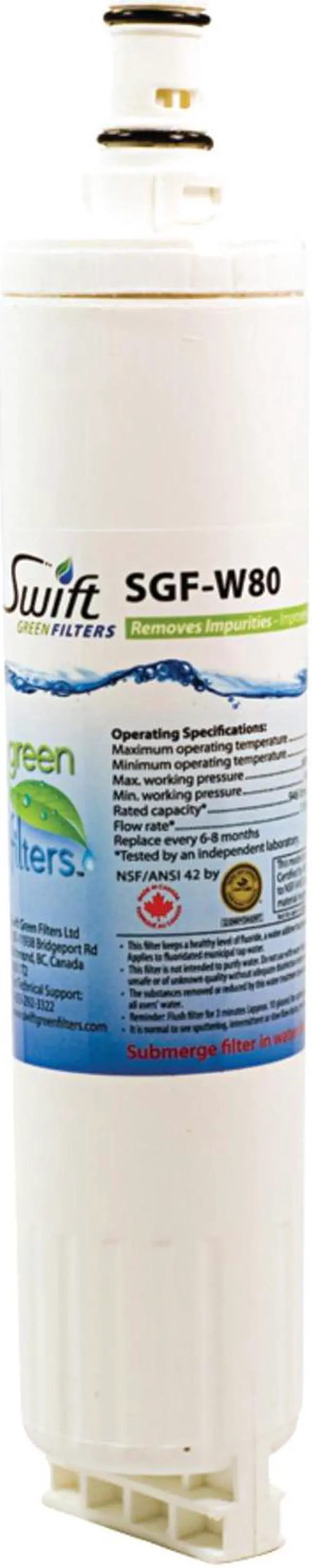 Alt view image 4 of 6 - SwiftGreen Replacement for Whirlpool 4396508 Filter