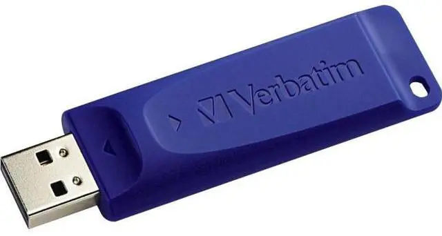Alt view image 8 of 20 - Verbatim 128GB USB Flash Drive - Blue