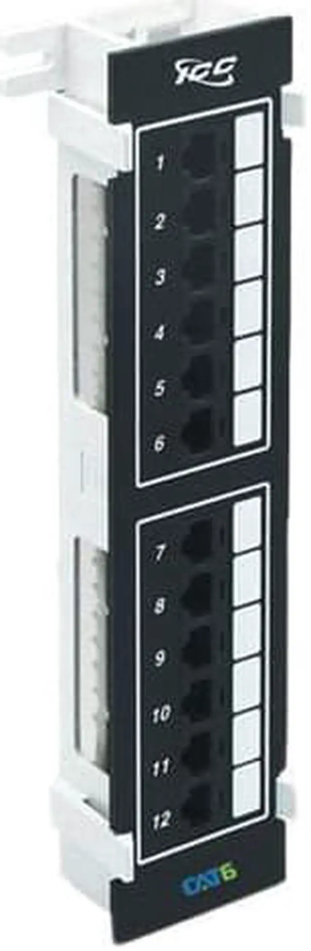 Alt view image 5 of 7 - ICC Patch Panel, 12 Port CAT6, Vertical