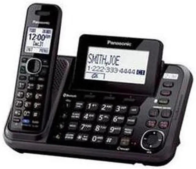 Alt view image 9 of 20 - Panasonic KX-TG9541B-N 1 Handset Cordless Phone