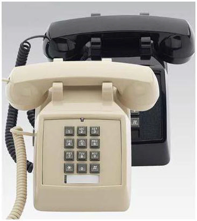Alt view image 5 of 5 - Scitec Inc. Corded Telephone SCI-25101 Scitec 2510D-E Ash - No MW