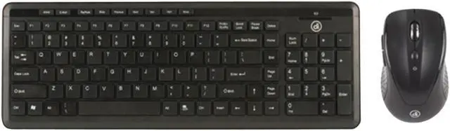 Main image of Digital Innovations 4270100 USB Wireless Keyboard and Optical EasyGlide Mouse Black (4270100)