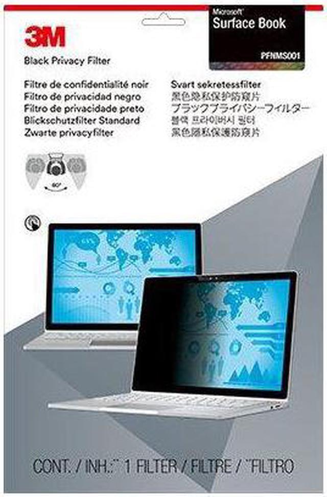 Alt view image 8 of 14 - 3M PFNMS001 Privacy Filter For Microsoft Surface Book - Notebook Privacy Filter - 13.5 Inch - Black - For Microsoft Surface Book