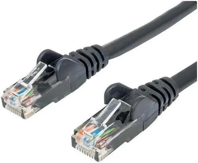 Alt view image 4 of 10 - Intellinet 342049 Intellinet Patch Cable, Cat6, UTP, 3', Black - PVC cable jacket for flexibility and durability with snag-free boots to protect the RJ45 connectors