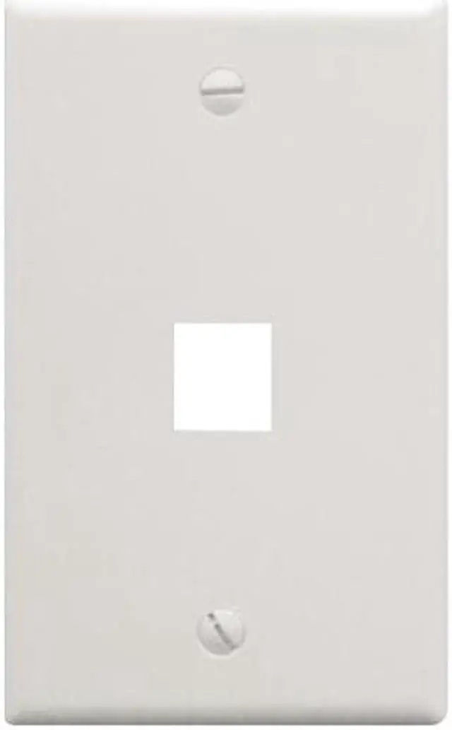 Alt view image 5 of 5 - ICC FACE-1-WH IC107F01WH - 1PORT FACE WHITE