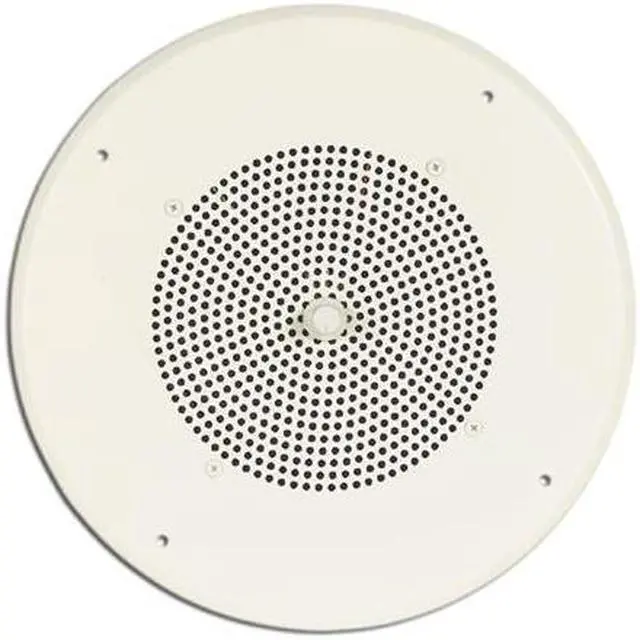 Alt view image 8 of 11 - Bogen Ceiling Speaker, 4 - 1/8 Watt, 25/70V AC, 8" Diameter, Off White