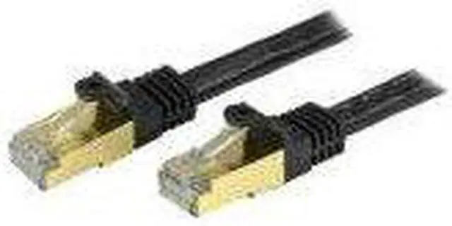 Alt view image 5 of 7 - StarTech C6ASPAT10BK StarTech.com 10 ft Cat6a Patch Cable - Shielded (STP) - Black - 10Gb Snagless Cat 6a Ethernet Patch Cable - Category 6a for Network Device, Hub, Switch, Router, Print Server,