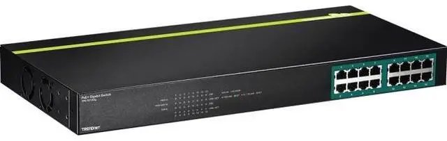 Main image of TRENDNET - BUSINESS CLASS TPE-TG160G 16-PORT GIGABIT POE PLUS SWITCH