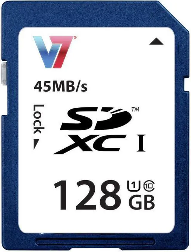 Alt view image 2 of 8 - V7 128 GB Secure Digital Extended Capacity (SDXC)