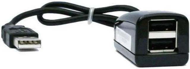 Alt view image 8 of 8 - Plugable 2-in-1 USB Splitter with Dual USB 2.0 Ports, Compatible with Windows, Linux, macOS, Chrome OS, USB Multiport Hub for Laptops
