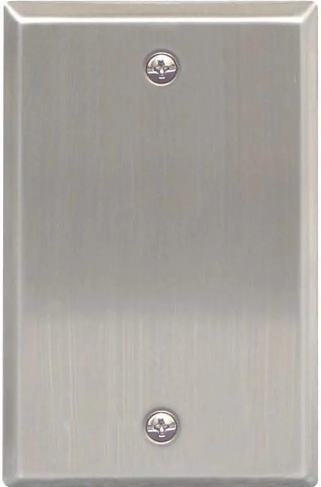 Main image of Faceplate- 1 gang- blank SS