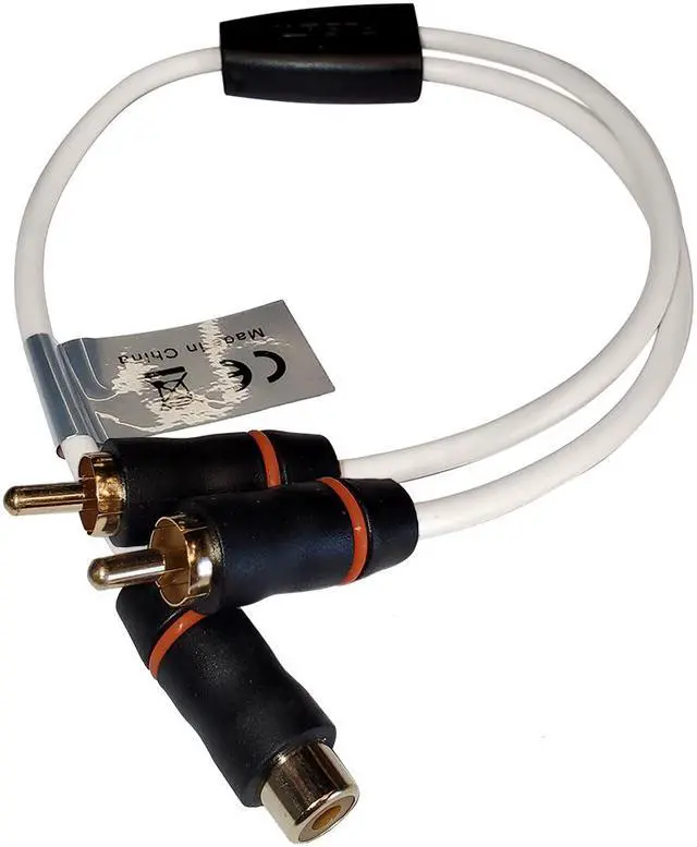 Alt view image 3 of 9 - Fusion EL-RCAYM RCA Standard Splitter 1 Female to 2 Male 010-12895-00 RCA Standard Splitter