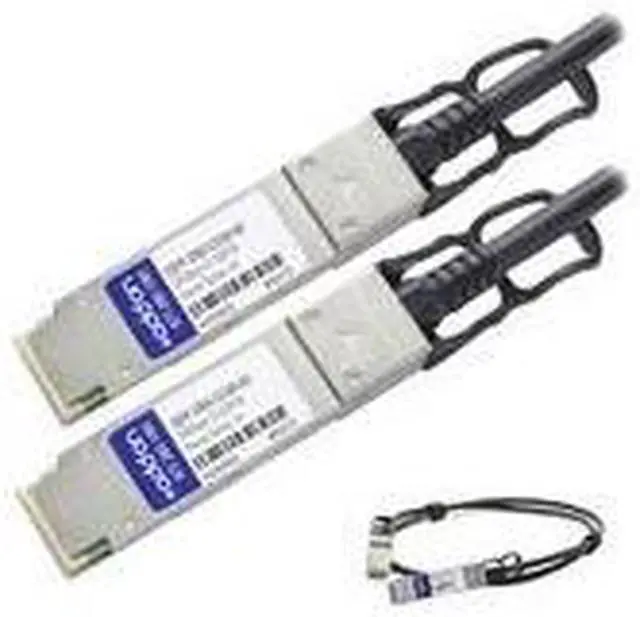 Alt view image 6 of 8 - AddOn Cisco QSFP-100G-CU1M Compatible TAA Compliant 100GBase-CU QSFP28 to QSFP28 Direct Attach 1m)