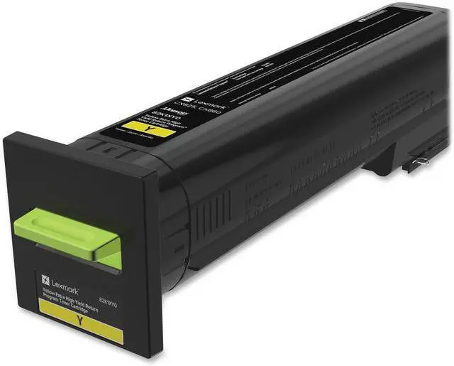 Alt view image 6 of 20 - Lexmark Original Toner Cartridge - Laser - Extra High Yield - Yellow - 1 Each