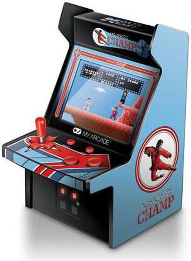 Alt view image 8 of 14 - DREAMGEAR DG-DGUNL-3204 6IN RETRO KARATE CHAMP MICRO ARCADE