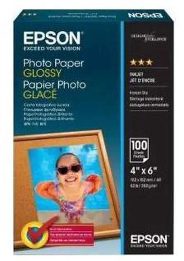 Alt view image 6 of 8 - Epson S042038 Photo Paper - 4" x 6" - Glossy - 100 Sheet - White