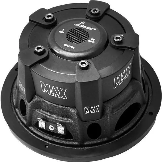 Alt view image 6 of 18 - Lanzar MAXP64 Max Pro 6.5 Inch 600 Watt Power 4 Ohm Car Subwoofer Audio System