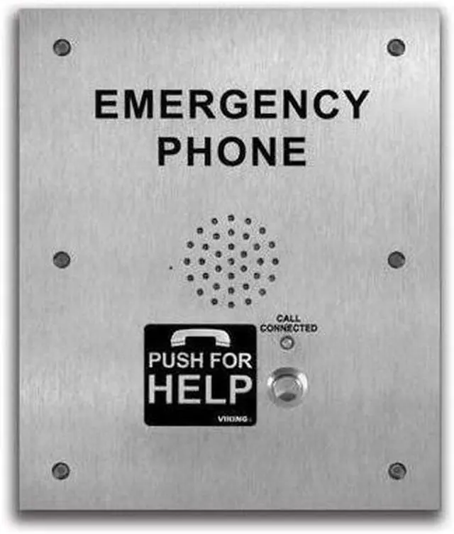 Alt view image 3 of 8 - Viking Electronics - E-1600-IP-EWP - Viking Electronics E-1600-IP-EWP Intercom Sub Station - Cable - Wall Mount, Surface