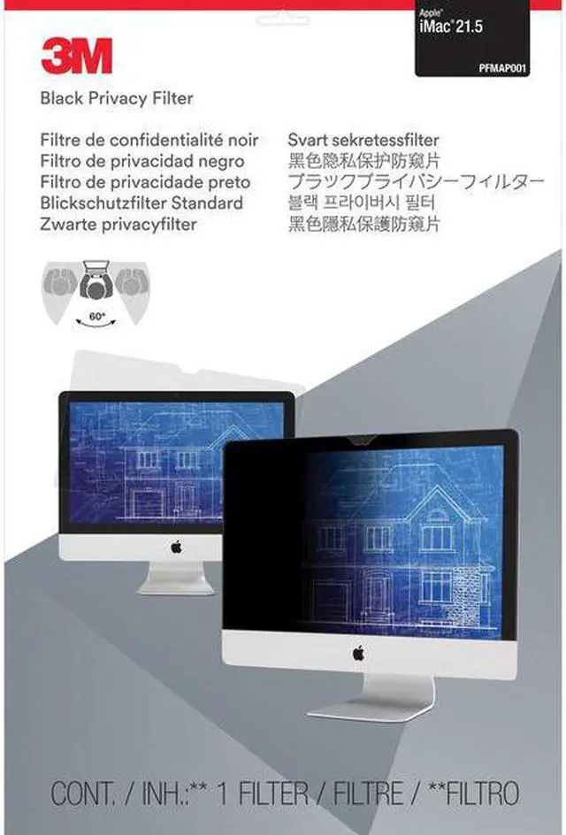 Alt view image 6 of 10 - 3M™ Privacy Filter For 21.5" Apple®; Imac®;