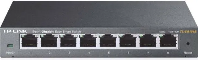 Alt view image 4 of 5 - TP-LINK USA CORPORATION TL-SG108E THE TL-SG108E 8-PORT GIGABIT EASY SMART SWITCH IS AN IDEAL UPGRADE FROM AN UNMAN