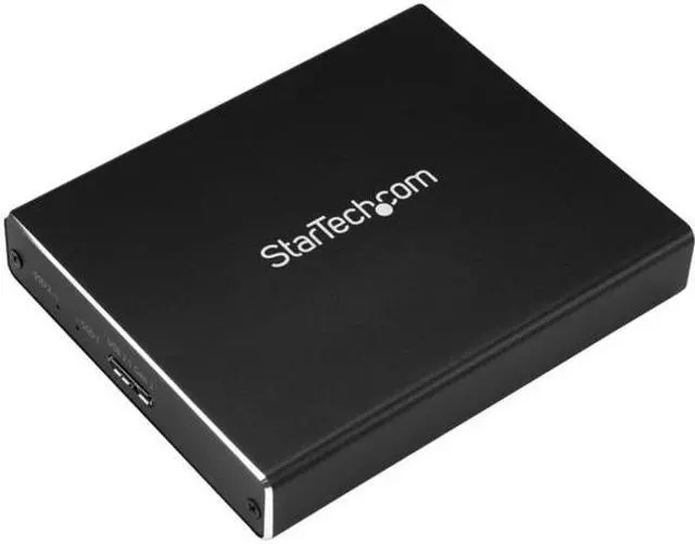 Alt view image 2 of 6 - STARTECH.COM SM22BU31C3R TURN TWO M.2 SATA DRIVES INTO ULTRA-FAST PORTABLE STORAGE WITH RAID FOR INCREASE