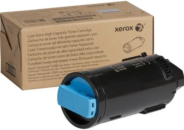 Alt view image 12 of 12 - Xerox 106r03866 Extra High-Yield Toner, 9,000 Page-Yield, Cyan 106R03866
