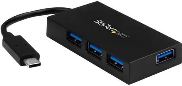 Alt view image 3 of 3 - 4 Port Usb C Hub - C To A - Power Adapt