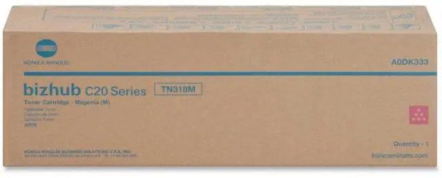 Alt view image 2 of 3 - Konica Minolta A0DK333 Toner Cartridge - Magenta