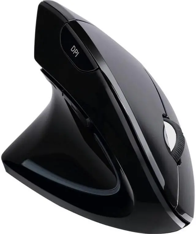 Alt view image 18 of 20 - ADESSO IMOUSEE90 ADESSO 2.4GHZ WIRELESS ERGONOMIC VERTICAL MOUSE FOR LEFT-HANDERS, BACK & FORWARD