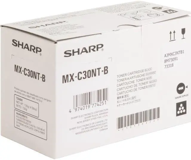 Alt view image 5 of 10 - Sharp Toner Cartridge - Black - Laser - High Yield - 6000 Page