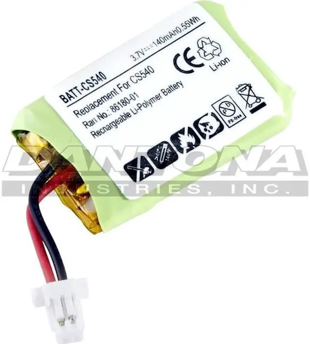 Alt view image 3 of 3 - CS540 BATTERY 86180-01