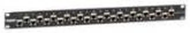 Alt view image 3 of 7 - Black Box C6AFP70S-24 CAT6A Staggered Feed-Through Patch Panel - 1U, Shielded, 24-Port