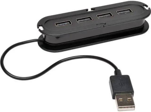 Alt view image 6 of 13 - Tripp Lite 4-Port Hi-Speed USB 2.0 Ultra-Mini Hub - hub - 4 ports ...