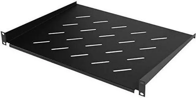 Alt view image 3 of 11 - CyberPower CRA50002 19" 1U Fixed Shelf Cantilever Carbon Rack Shelf