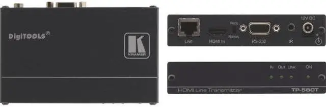 Alt view image 5 of 9 - HDMI, BIDIRECTIONAL RS?232 & IR OVER HDBASET TWISTED PAIR TRANSMITTER
