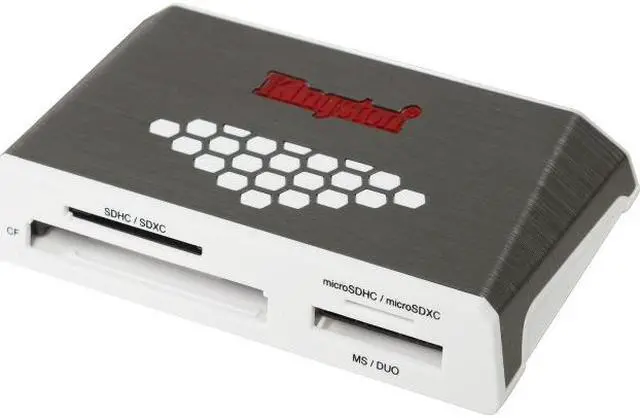 Alt view image 3 of 9 - Kingston Technology USB 3.0 Hi-Speed Memory Card Media Reader Writer #FCR-HS4