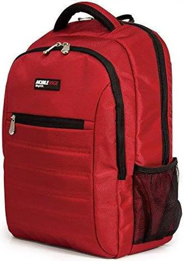 Alt view image 2 of 5 - Mobile Edge - SmartPack 15.6" Laptop/Tablet Backpack - Crimson Red