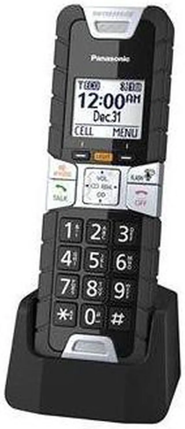 Alt view image 2 of 10 - Panasonic KX-TGTA61B Tough Phone Accessory Handset