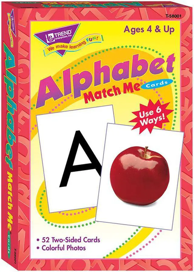 Alt view image 7 of 12 - Trend Alphabet Match Me Flash Cards