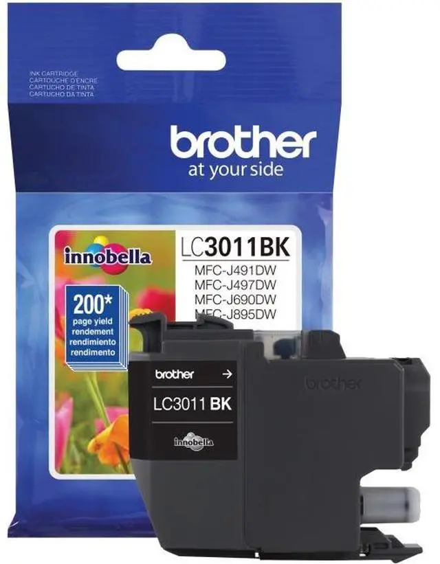 Alt view image 4 of 12 - Brother LC3011BK Ink Cartridge - Black