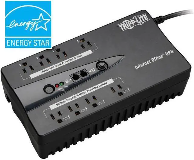 Main image of TRIPP LITE INTERNET600U 600VA 300W UPS DESKTOP BATTERY BACKUP 120V USB  PRICE