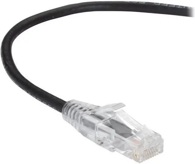 Alt view image 2 of 4 - BLACK BOX C6APC28-BK-04 CAT6A 500-MHZ STRANDED ETHERNET PATCH CABLE - UNSHIELDED (UTP), CM PVC, SNAGLESS