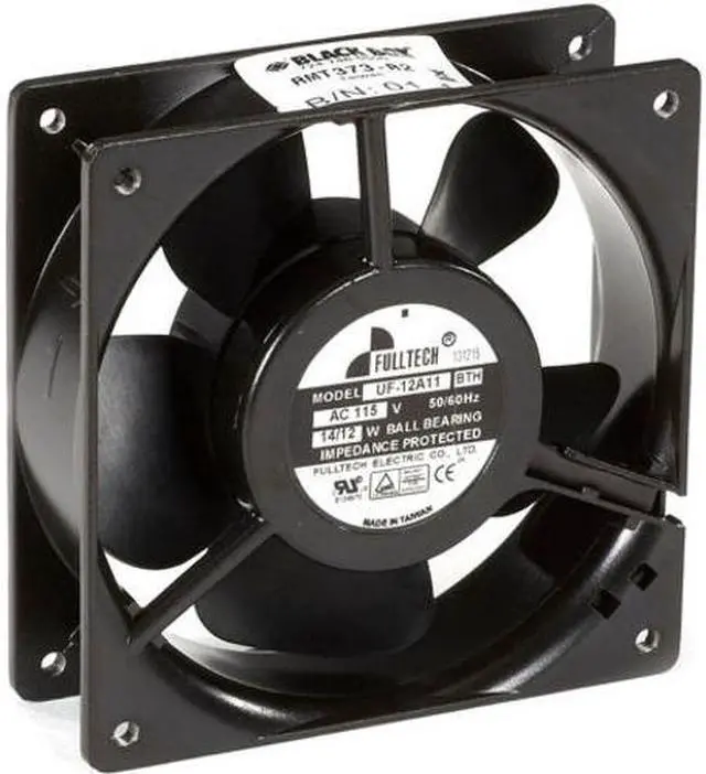 Alt view image 2 of 4 - Black Box RMT373-R2 4.5" Cooling Fan for Low-Profile Secure Wallmount Cabinets