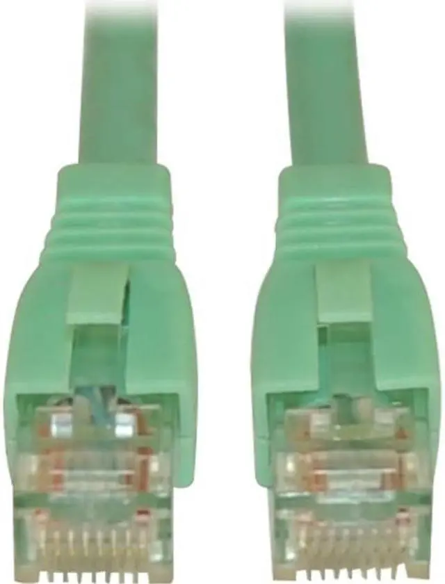 Main image of TRIPP LITE N261-010-AQ 10 ft. Cat 6A Aqua Augmented Cat6 (Cat6a) Snagless 10G Certified Patch Cable, (RJ45 M/M) - Aqua