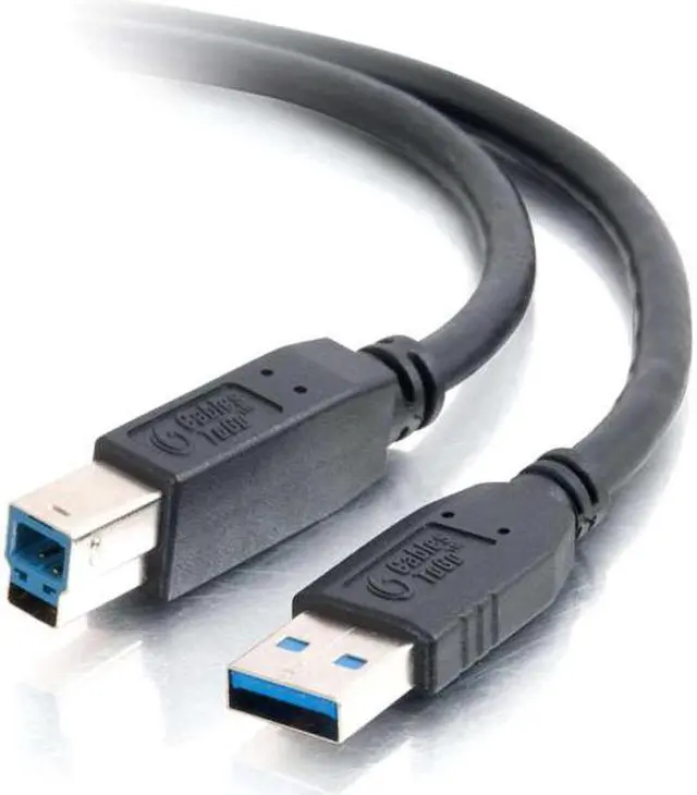 Alt view image 3 of 9 - C2G 54174 2M USB 3.0 A MALE TO B MALE CABLE (6.5FT)