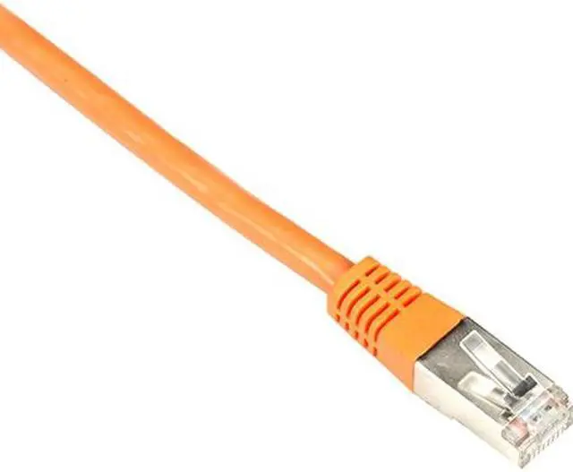 Alt view image 2 of 3 - CAT6 250-MHz Shielded, Stranded Cable SSTP (PIMF), PVC, Orange, 5-ft.